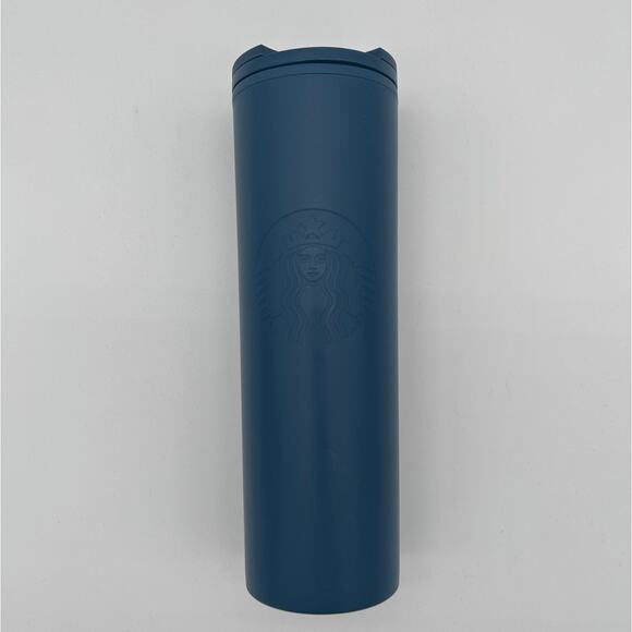 Starbucks 100% Plastic Blue 16oz Hot Cold Tumbler - Picture 2 of 4